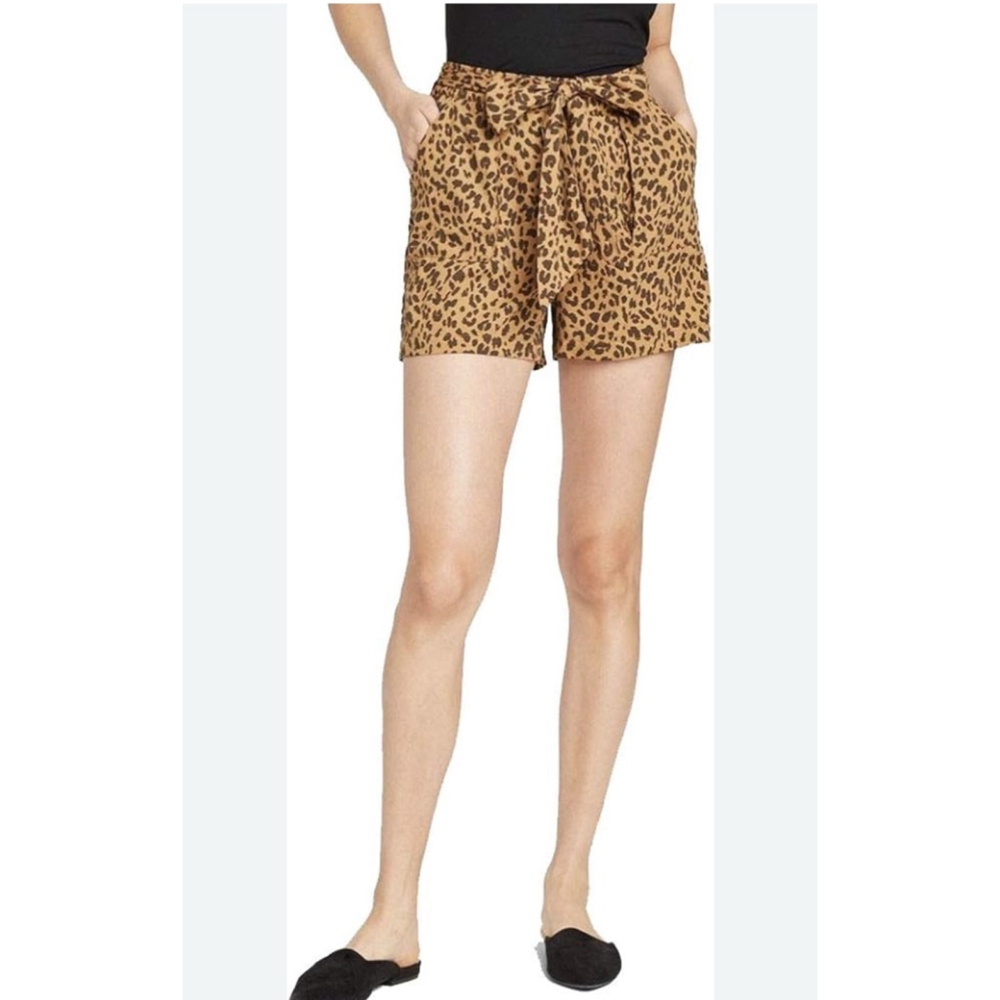 Women's A New Day Shorts XS Brown Leopard